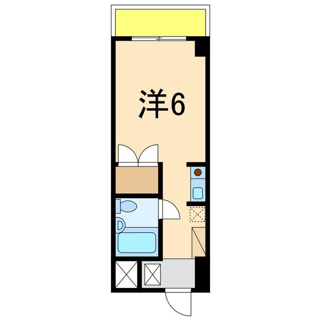 オクタワーズ長岡中央弐番館(ワンルーム/4階)の間取り写真