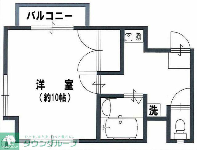 富士マンション若宮 6978816343(1K/3階)の間取り写真