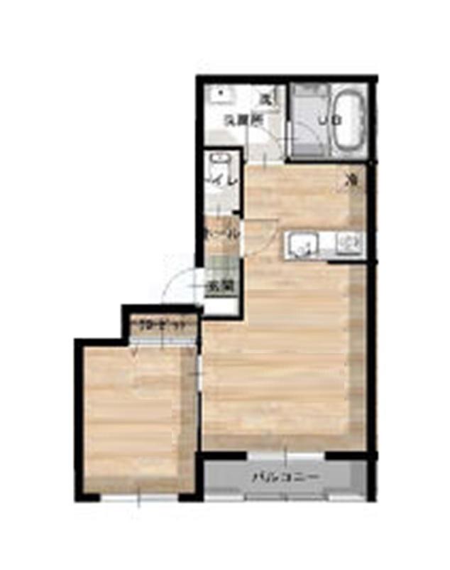 GARAGEHOUSE(1LDK/3階)の間取り写真