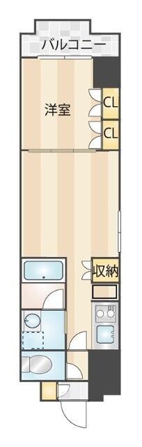 JUTOWERFRONT千石(1LDK/5階)の間取り写真