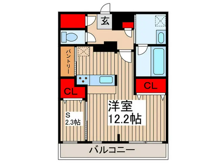 ヴィラ鴻巣 2階階 間取り