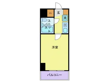 モナークマンション橋本弐番館(1K/9階)の間取り写真