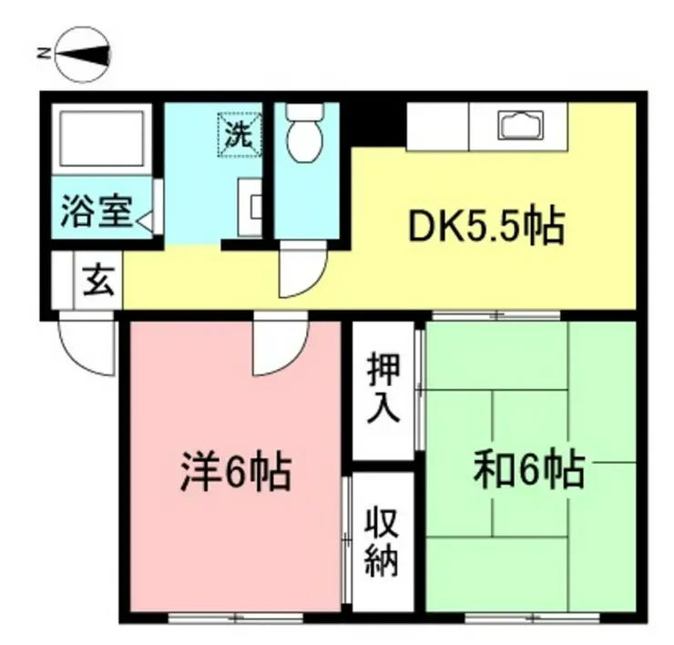 メゾンド野尻 1階階 間取り