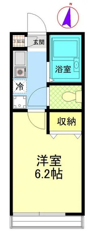 オウルージュ読売ランド 2階階 間取り