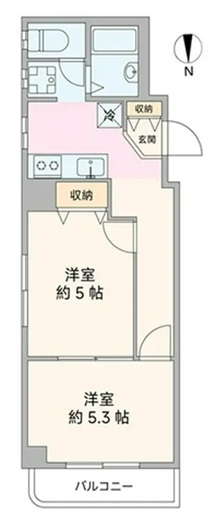 ライオンズマンション錦糸町第6 7階階 間取り