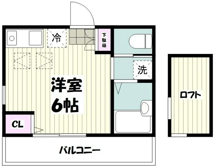 リバティヒルズ妙蓮寺 2階階 間取り
