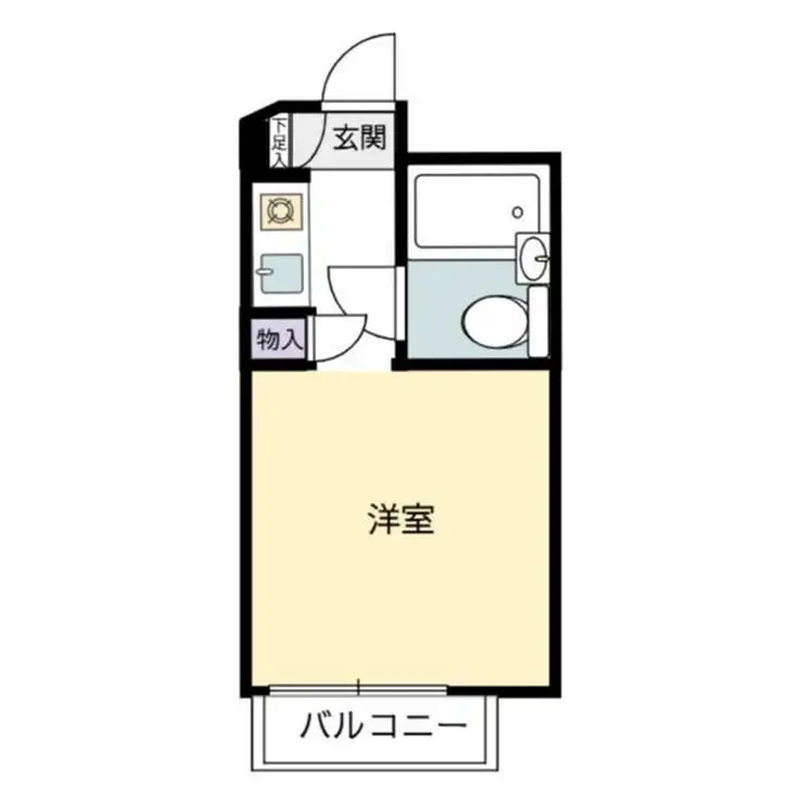 ロータリーライフ石川町 5階階 間取り
