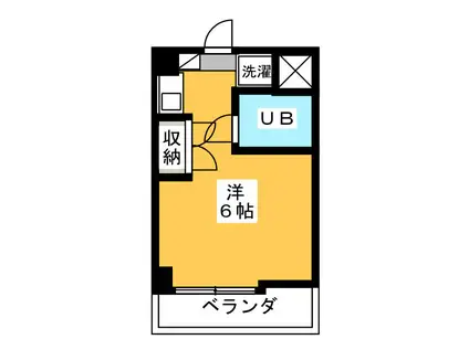 ITOビル(ワンルーム/4階)の間取り写真