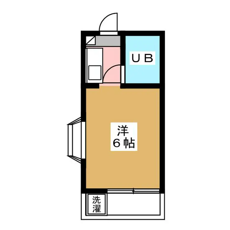 パレス鷹の台 2階階 間取り