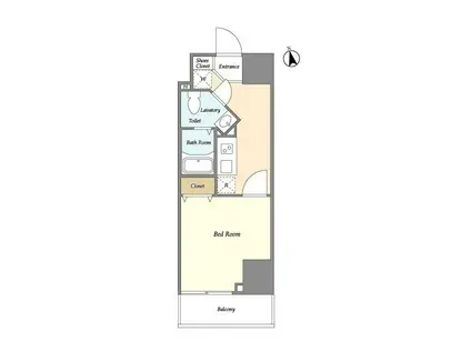 グランカーサ大森海岸(1K/9階)の間取り写真