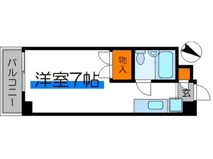 スターハイツ(1K/4階)の間取り写真