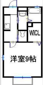 パル東新町(1K/2階)の間取り写真