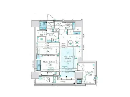 パークリュクス神田(3LDK/10階)の間取り写真