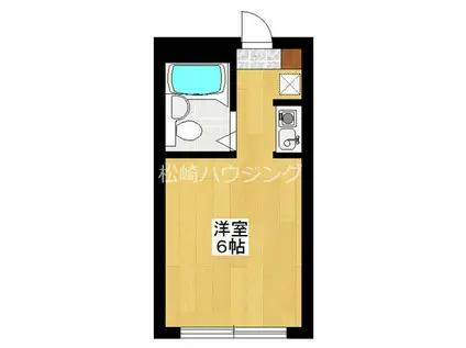 ハイム吉祥寺II(ワンルーム/1階)の間取り写真