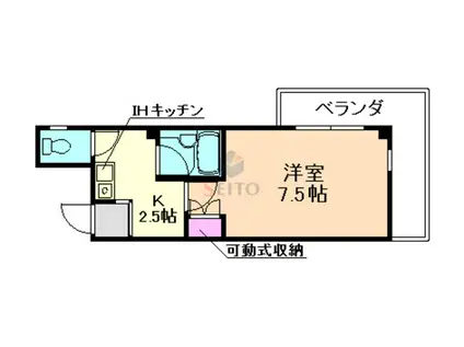 SINCE91HOUSE(1K/3階)の間取り写真