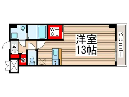 GREEN HILL RESIDENCE(ワンルーム/5階)の間取り写真