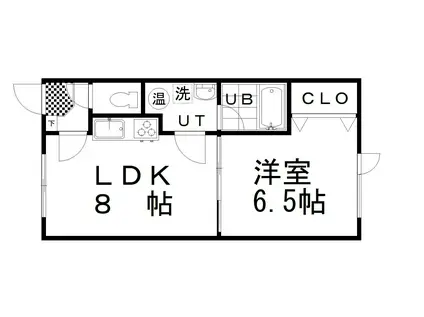 コタンクル(1LDK/1階)の間取り写真