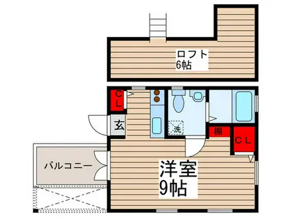 エクセレント21(ワンルーム/3階)の間取り写真