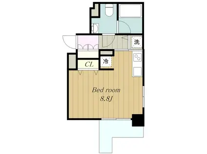 アーバンフラッツ町田(ワンルーム/5階)の間取り写真