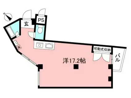 ジェイコート桜台(ワンルーム/3階)の間取り写真