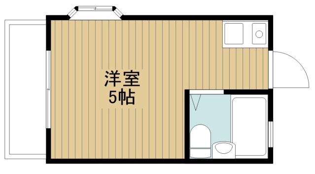 センチュリーハイム南大塚(ワンルーム/1階)の間取り写真