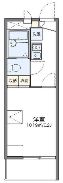 レオパレス舞浜(1K/2階)の間取り写真