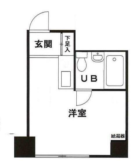 レッツビュー仲御徒町(ワンルーム/5階)の間取り写真