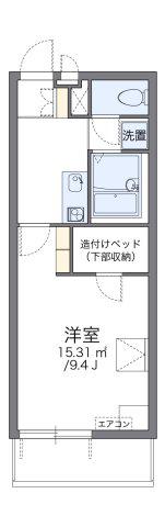 レオパレス美行(1K/3階)の間取り写真