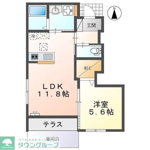 SER VOLAR(1LDK/1階)の間取り写真