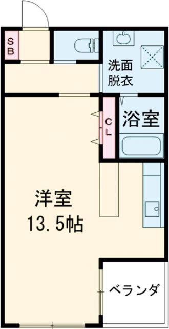 ＪＲ東海道本線 御厨駅(静岡) 徒歩25分 3階建 築23年(ワンルーム/1階)の間取り写真