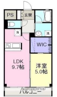 エルセラーンプリマII(1LDK/1階)の間取り写真
