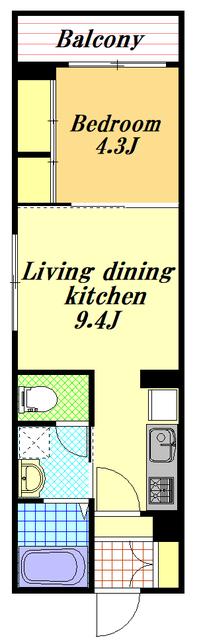 LOHAS DE ROOMS(1LDK/2階)の間取り写真
