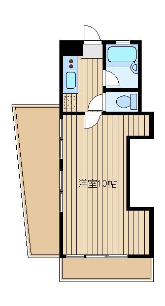 オンダマンション(1K/2階)の間取り写真