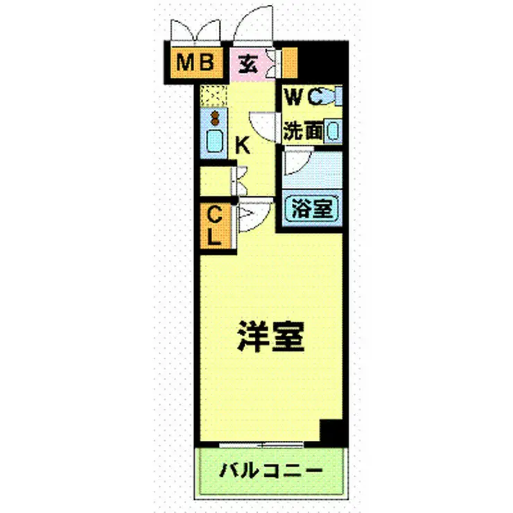 メインステージ錦糸町 6階階 間取り