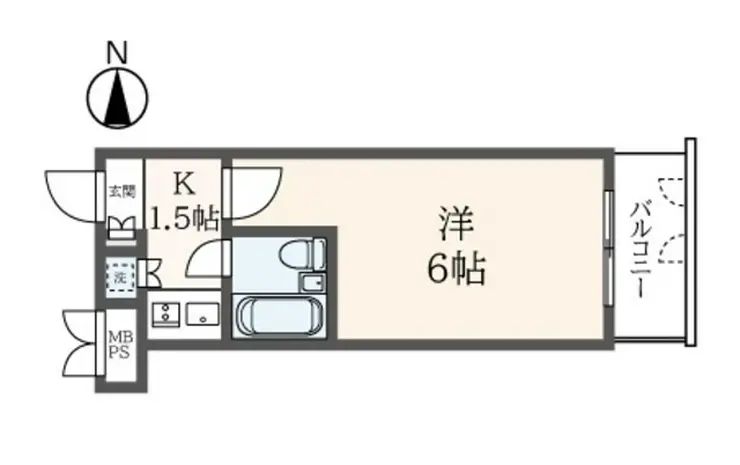 日神パレス永福町 1階階 間取り