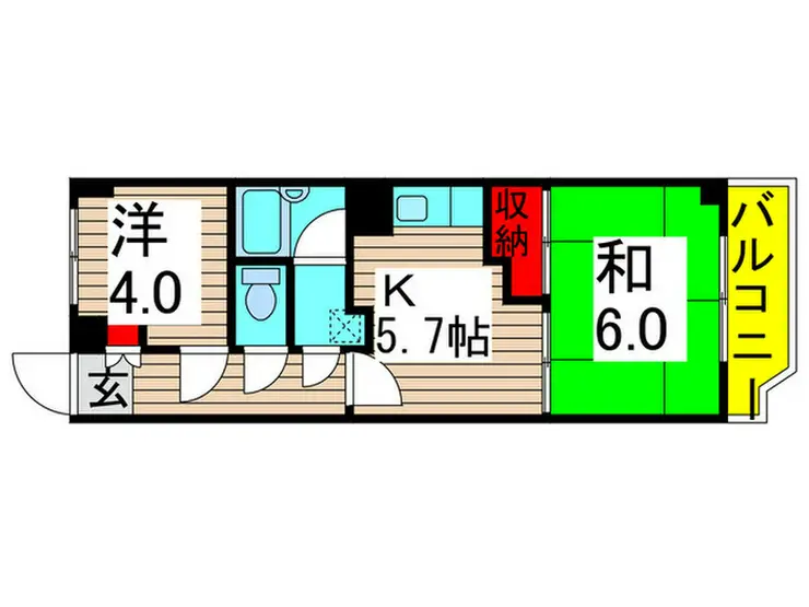 ライオンズマンション堀切菖蒲園 2階階 間取り