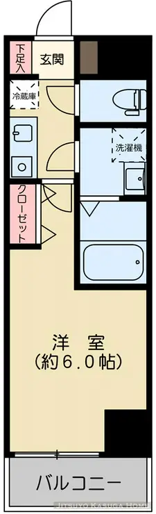 シエル白山A館 10階階 間取り