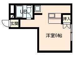 セントラル吉竹(1K/1階)の間取り写真