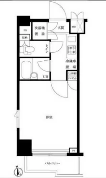 ルーブル京浜蒲田 7階階 間取り