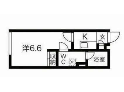 SPEC RESIDENCE TOGOSHI(1K/4階)の間取り写真