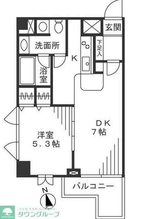 キャムスクエア 4階階 間取り