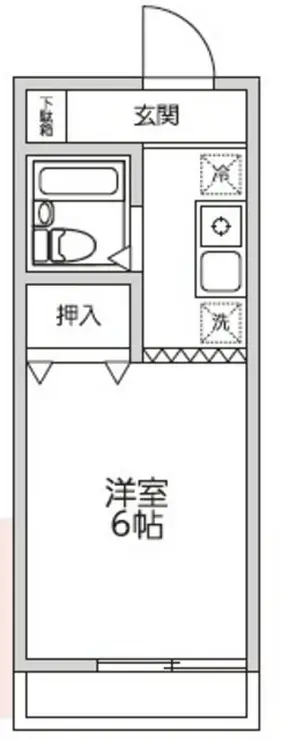 第二矢野ハイム 1階階 間取り