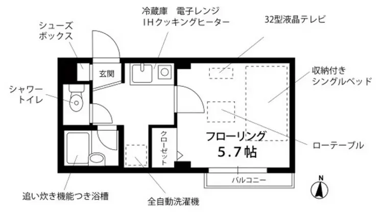 プチグランデ立石 3階階 間取り