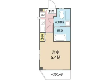 LUMINUS(1K/3階)の間取り写真