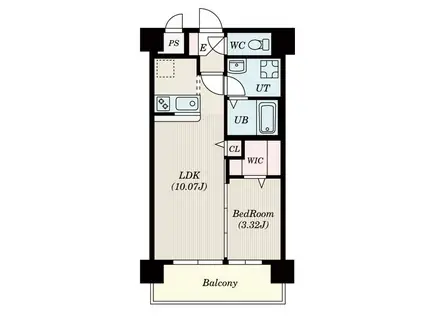 モードワン・鴨田(1LDK/6階)の間取り写真