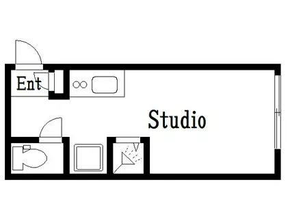 BOASORTE KAMEIDO(ワンルーム/2階)の間取り写真