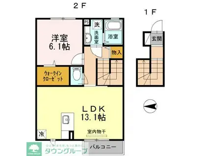 マグノリア明大前・オーク明大前 マグノリア明大前(1LDK/2階)の間取り写真
