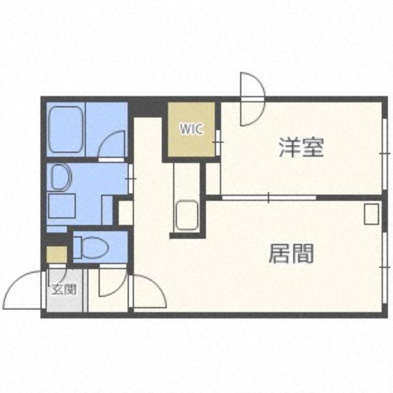 AQUA(1LDK/3階)の間取り写真