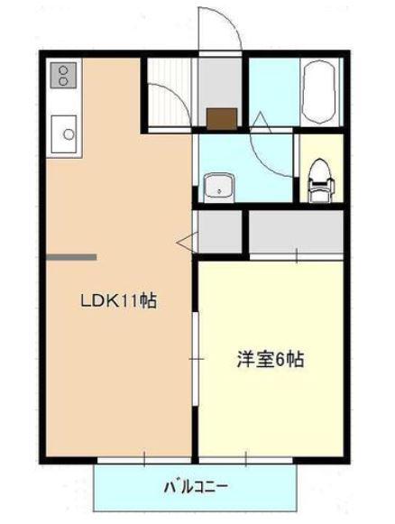 マロニエ 101(1LDK/1階)の間取り写真