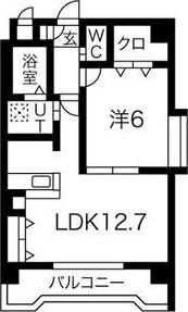 グランシャリオ(1LDK/3階)の間取り写真